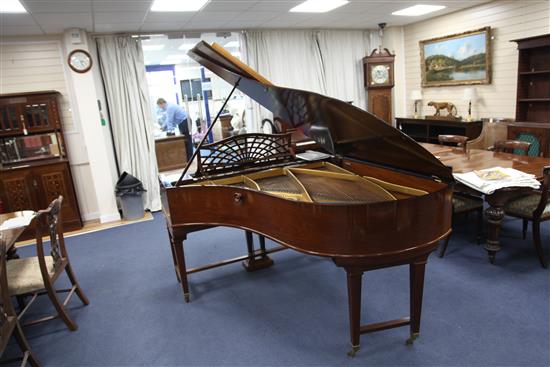 A Bechstein rosewood cased model B boudoir grand piano, c.1904, overall 6ft 8in. x 5ft